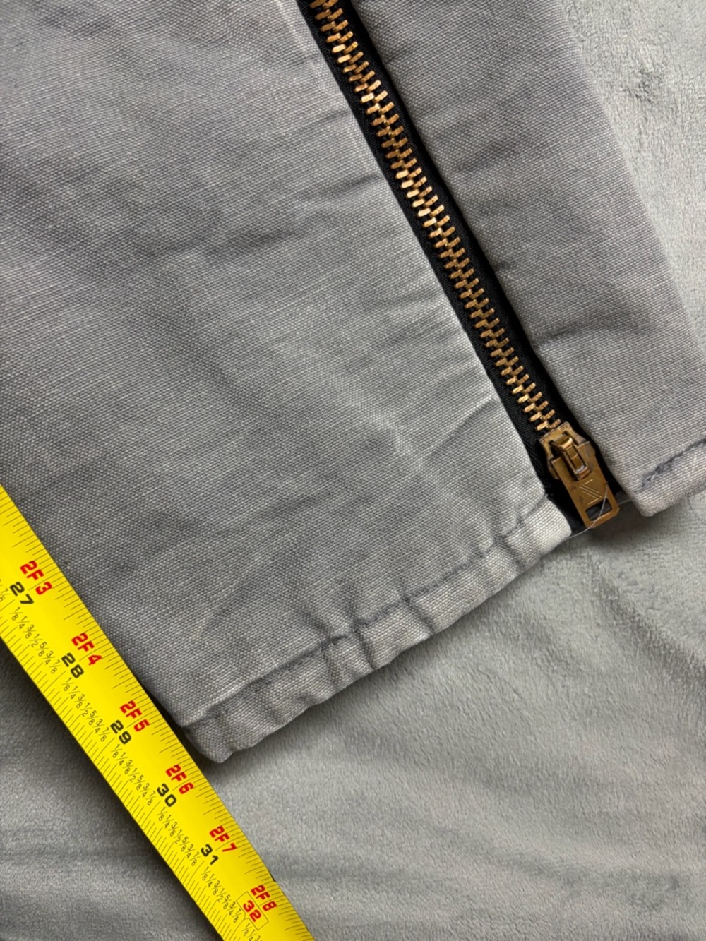 VTG Walls Blizzard-Pruf Insulated Coveralls Gray USA Workwear Zip Legs Small - Picture 12 of 16